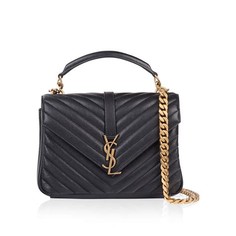 ysl black or gold hardware|YSL medium college review.